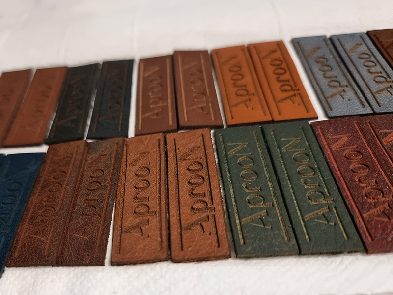Leather Patches — Laser Engraving by GeoSaffer, Auckland