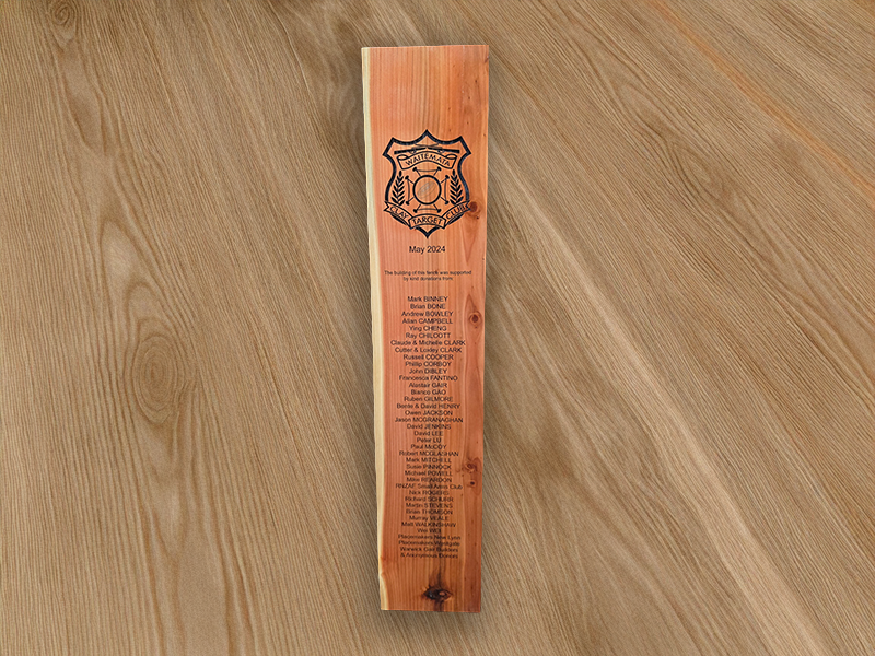 Custom Wooden Sign — custom work by GeoSaffer, Auckland